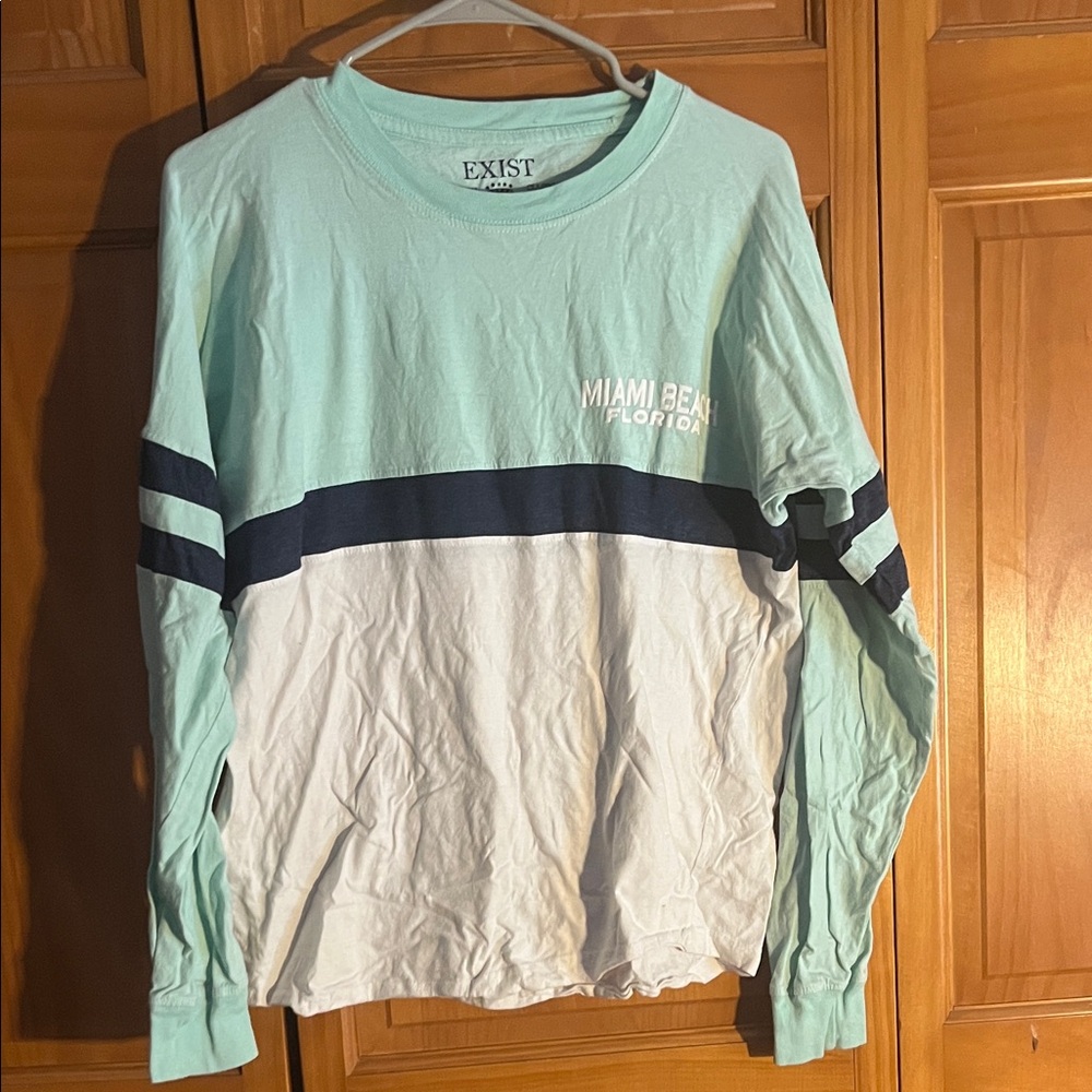 Exist Mint and White Shirt